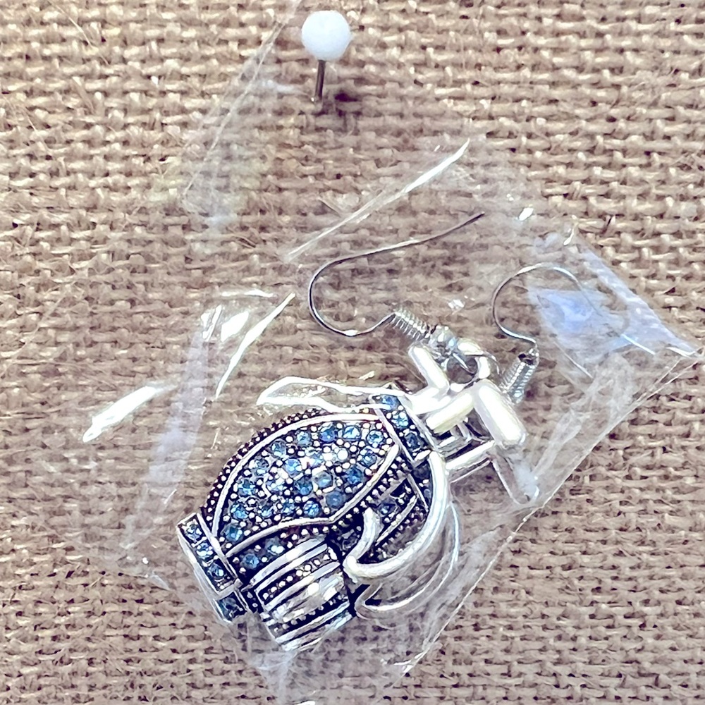 Popular Golf Bag Earring Amulet Nordic Vintage Charm